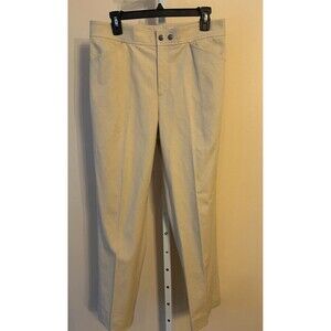Lauren Ralph Lauren Women Khaki Beige Pants 93% Cotton 7% Elastane Size 8 L 27”